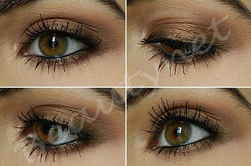 дневной макияж зеленых глаз
