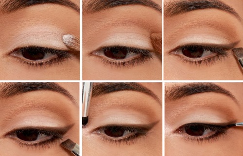 как сделать красивый макияж для карих глаз